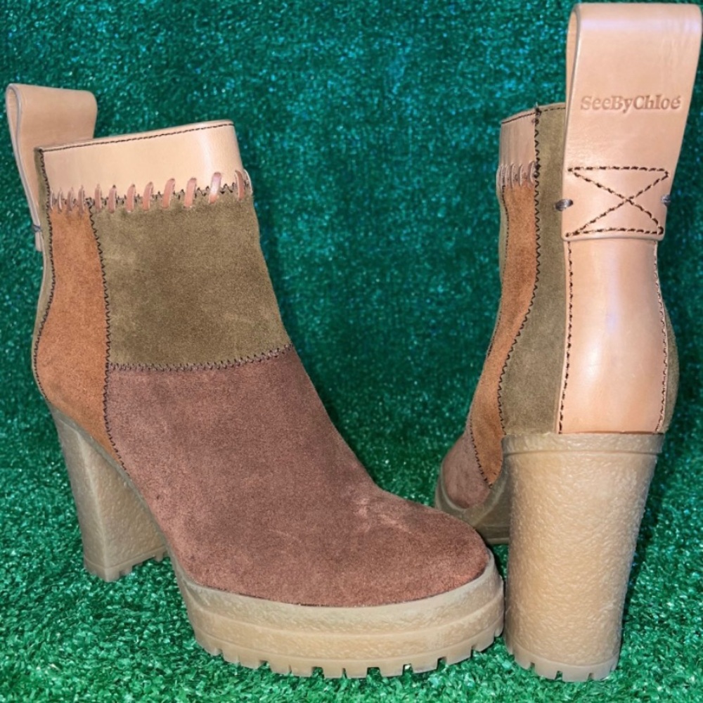 Chloe Booties / Patchwork - Picture 7 of 8